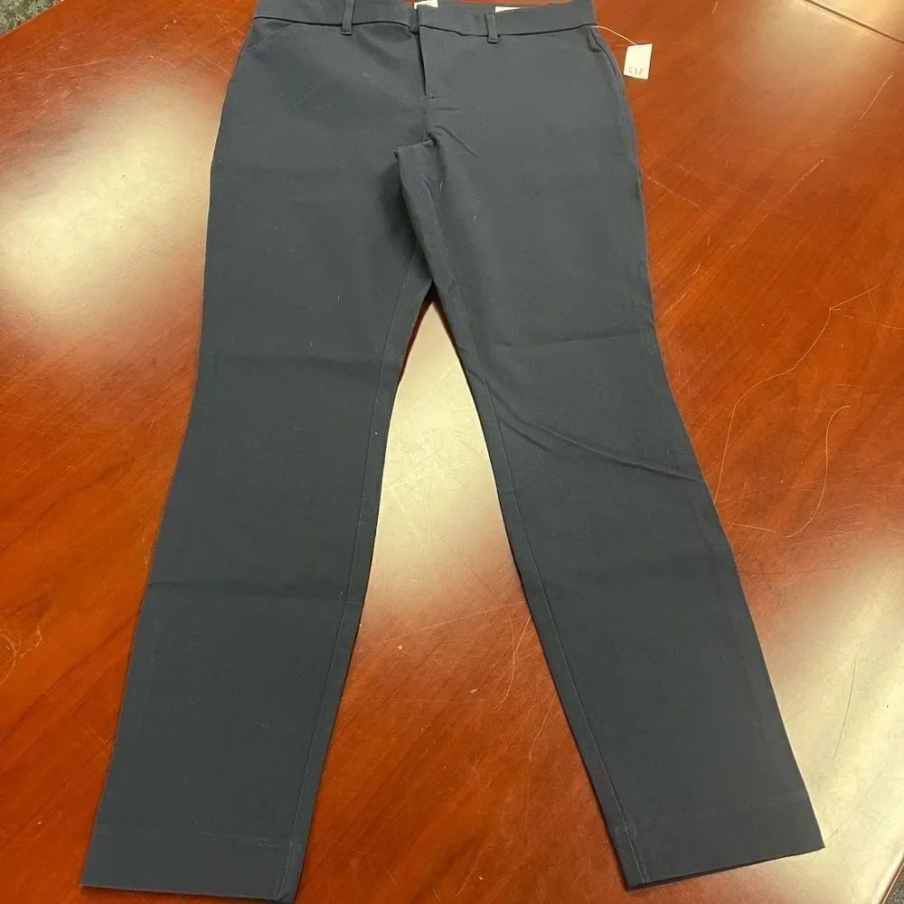 GAP Navy Signature Skinny Mid Rise Pants sz 10 NWT